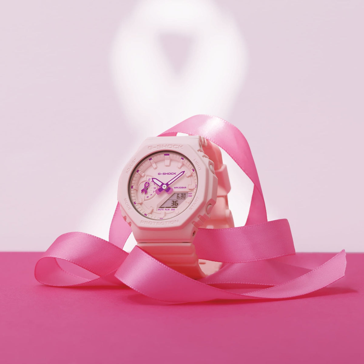 Casio G-SHOCK GMA-S2100PR-4AER avec le ruban rose